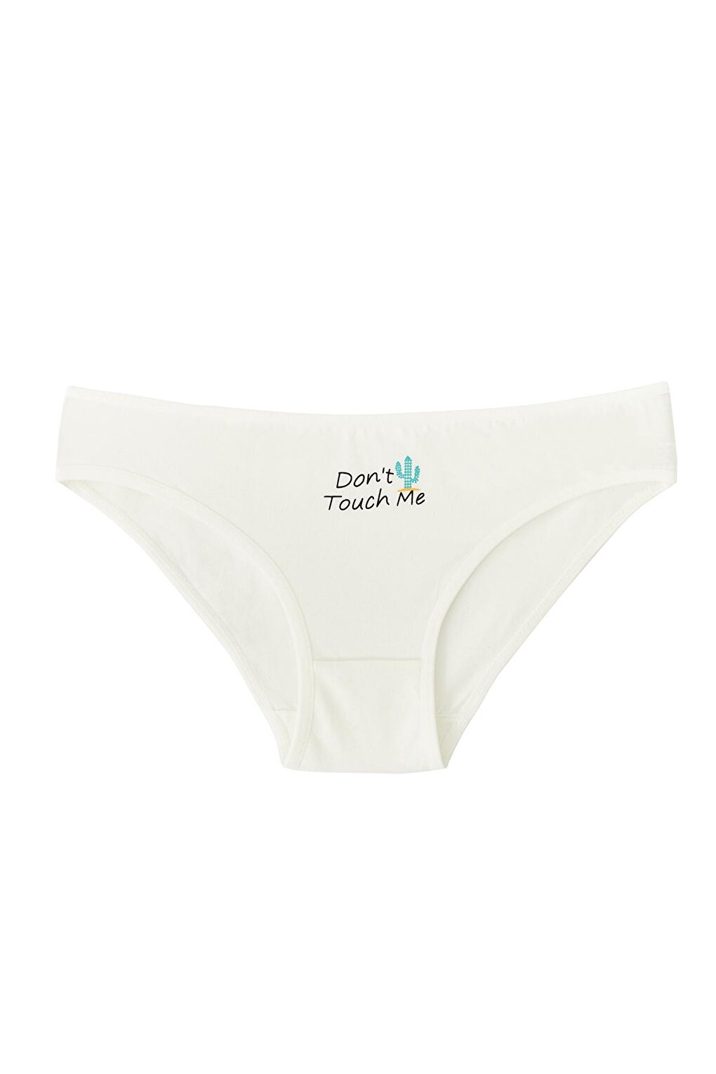 Women's Ecru DONT TOUCH ME 3-Piece Panties 201