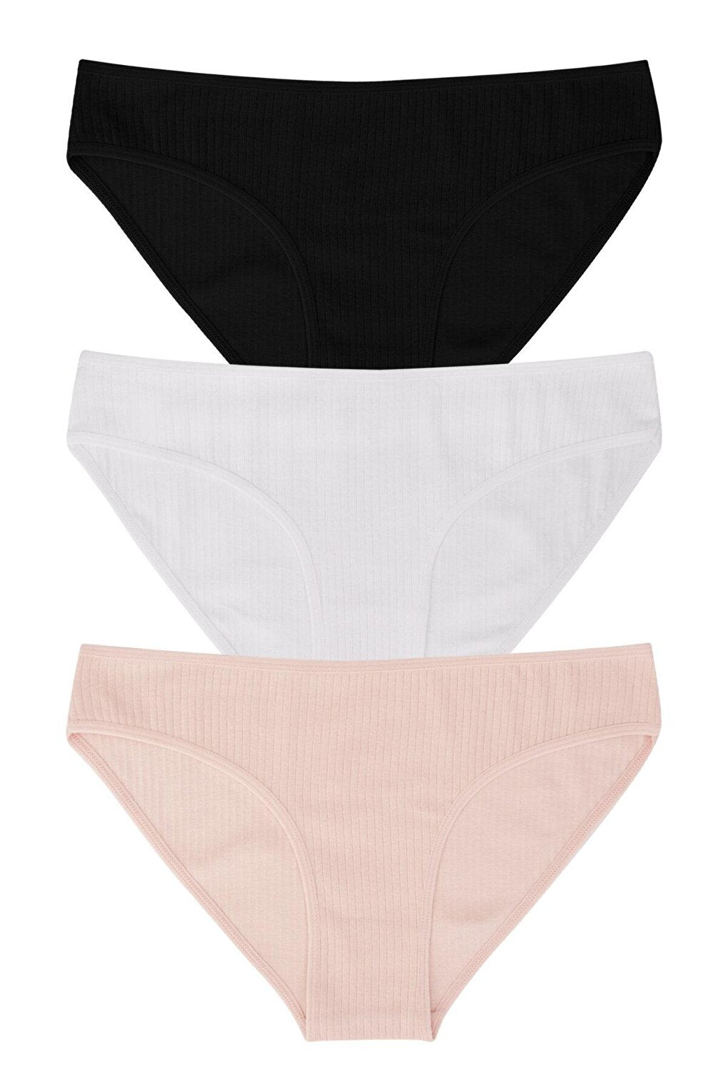 Women's Ribbed 7-Piece Panties