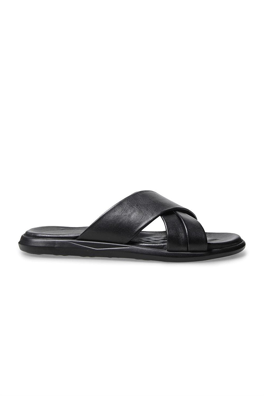 Men's Black Slippers Shoes