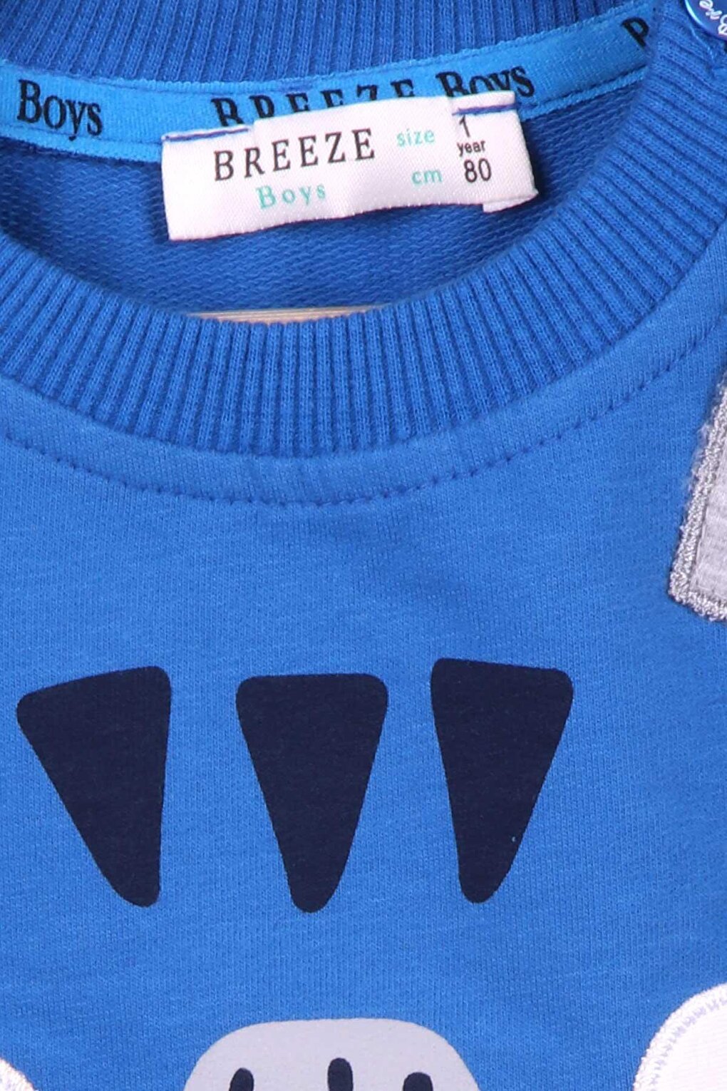 Baby Boy Tracksuit Set, Saks Blue with Koala Embroidery (Age 1)