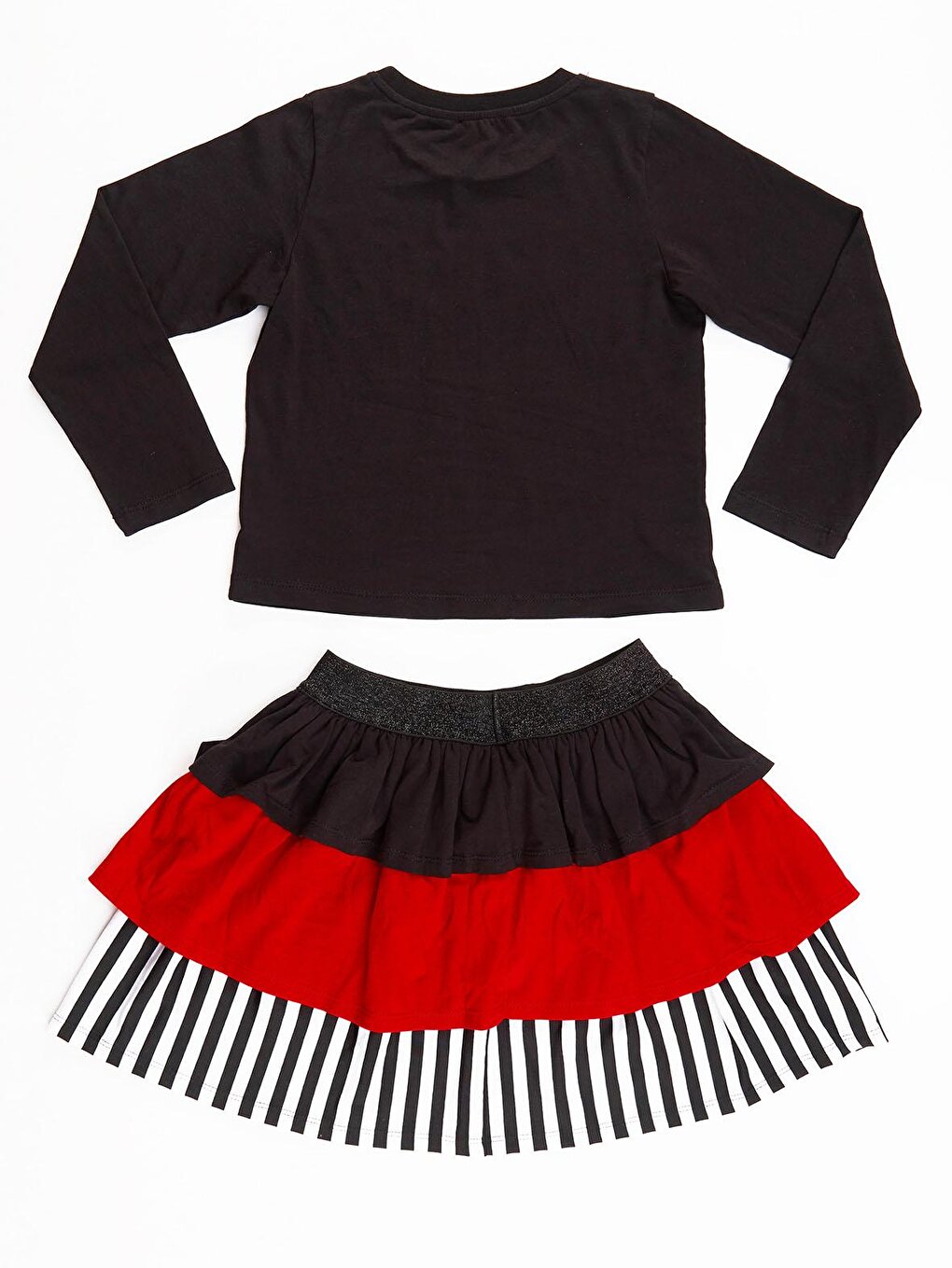 Cute Heart Girls Skirt Set