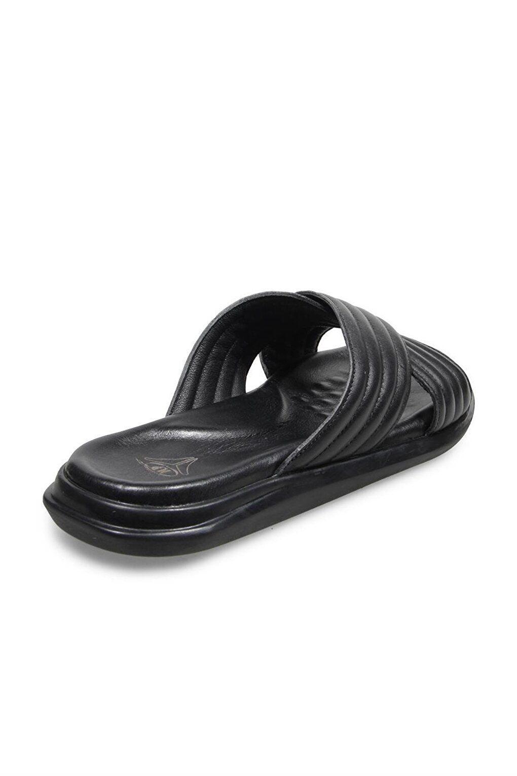 Men's Black Slippers Shoes