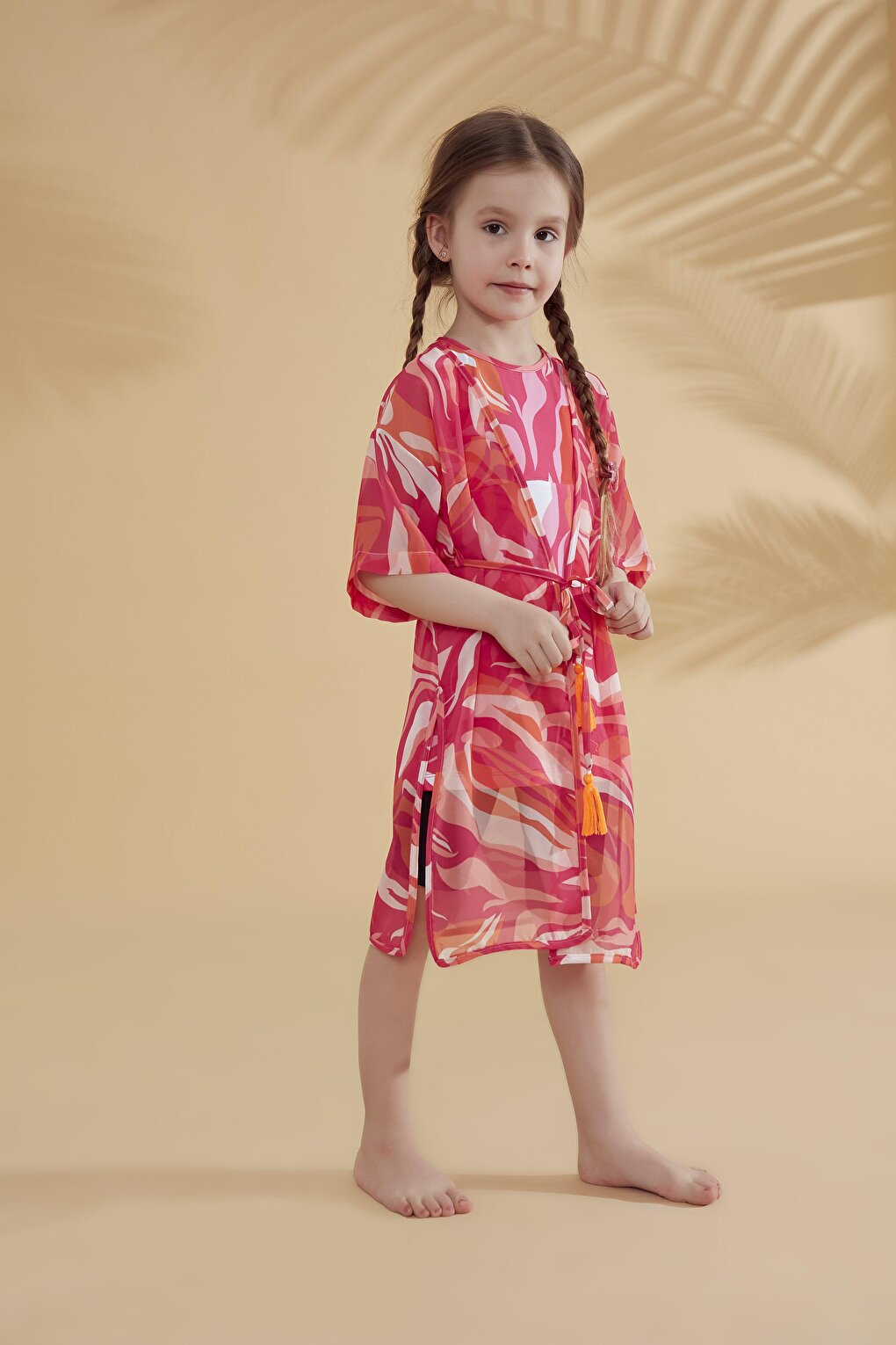 Fuchsia Kimono Kaftan P2335