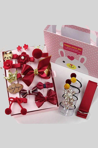 Gift Bag Boxed Girl's Buckle Set 18pcs