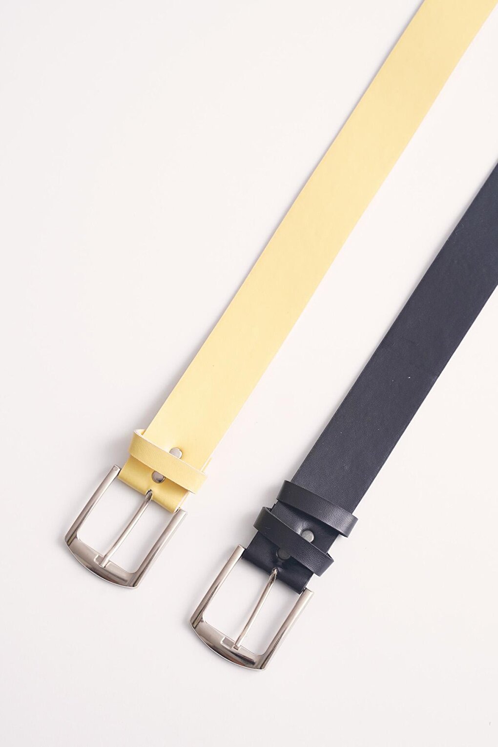 010141 Double Belt - Black - Yellow