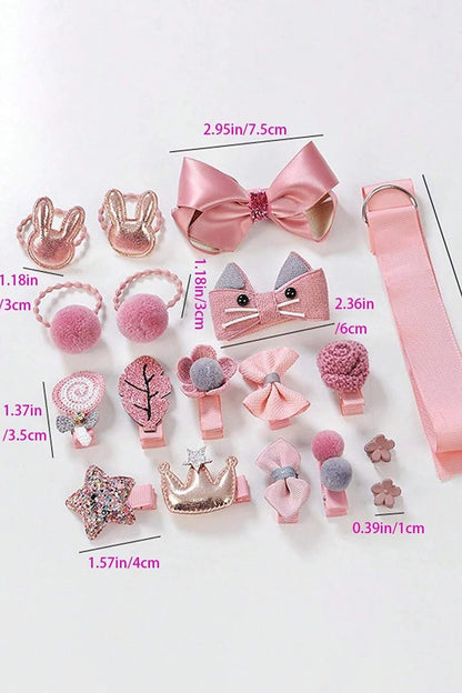 Gift Bag Boxed Girl's Buckle Set 18pcs