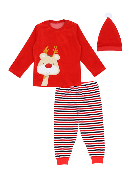 Crew Neck Baby Boy 3 Piece Set