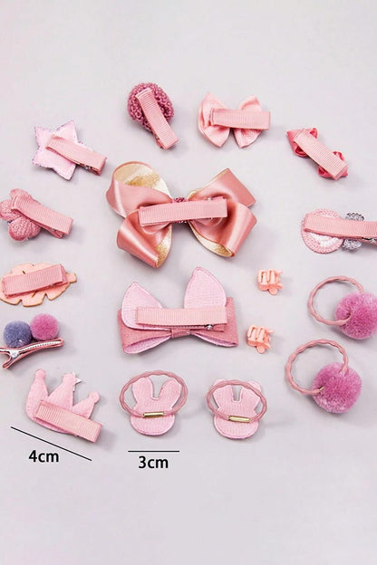 Gift Bag Boxed Girl's Buckle Set 18pcs