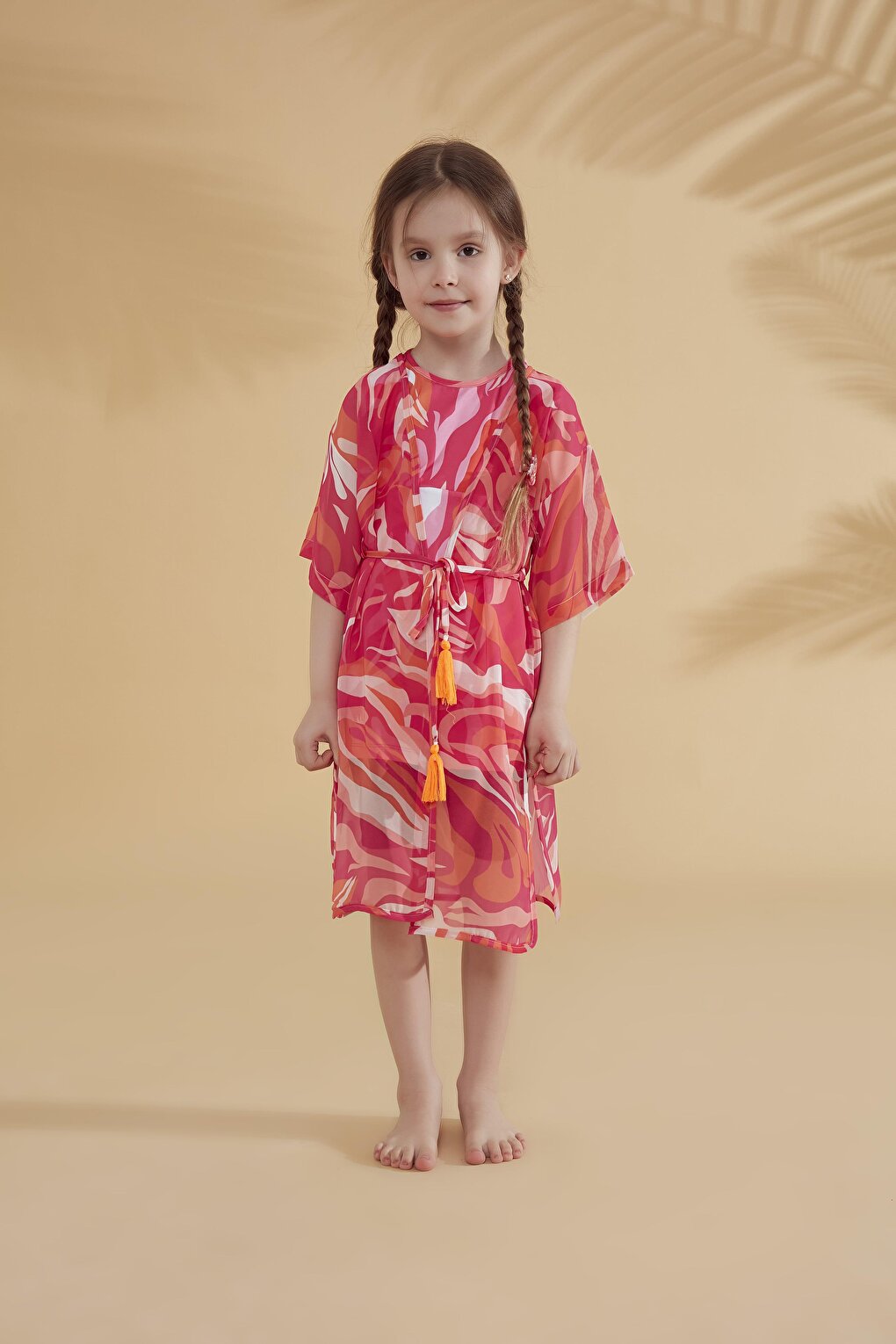 Fuchsia Kimono Kaftan P2335