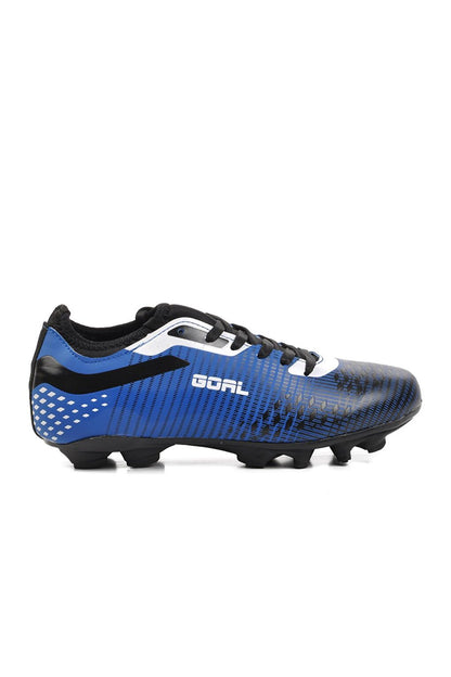 1011 Sax-Black-White Unisex Football Boots