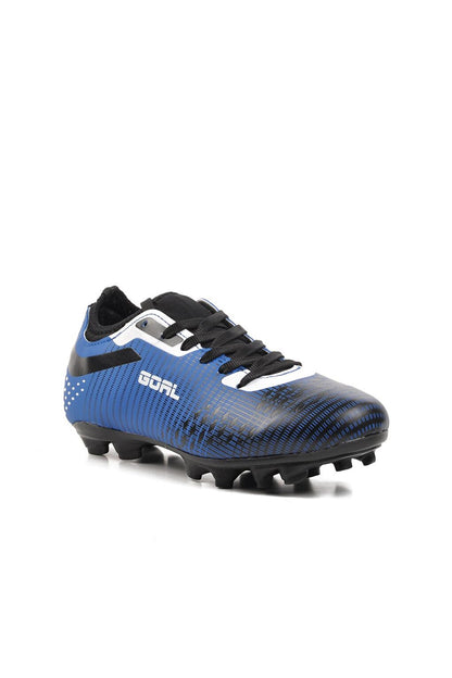 1011 Sax-Black-White Unisex Football Boots