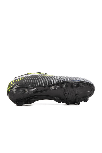 1011 Black-Grey-Neon Yellow Unisex Football Boots