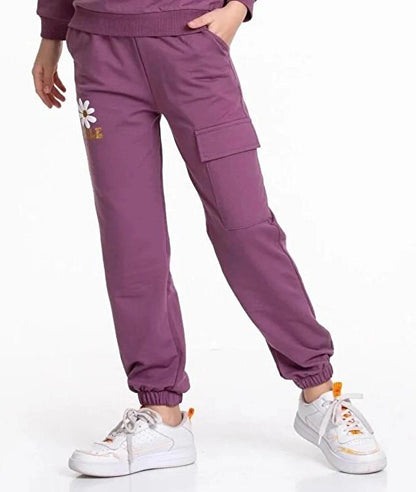 Smile Printed Cargo Pocket Sweatpants 54937