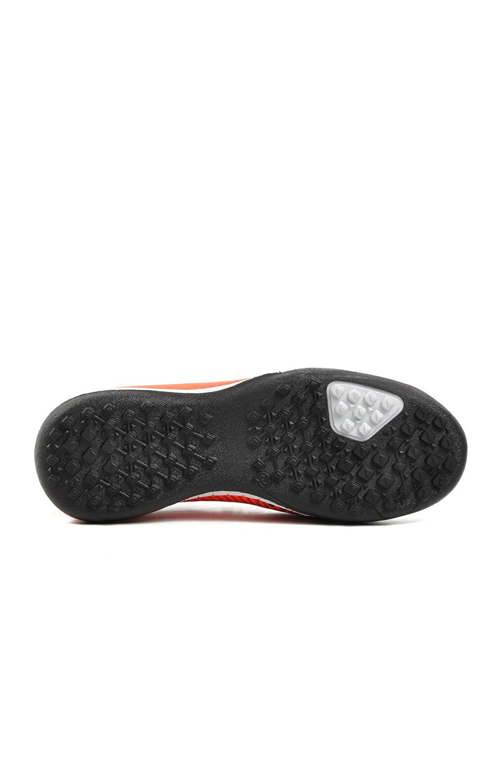 1011-F Orange-Black-White Children's Astroturf Field Shoes