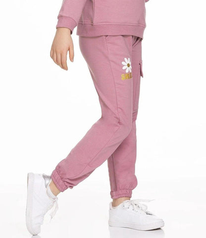 Smile Printed Cargo Pocket Sweatpants 54937