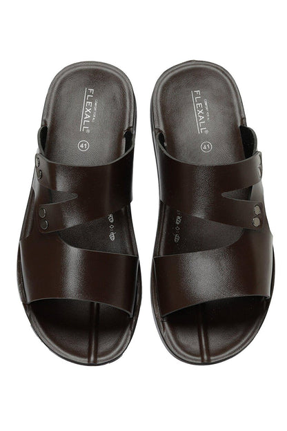 2800-2 3FX Brown Men's Slippers