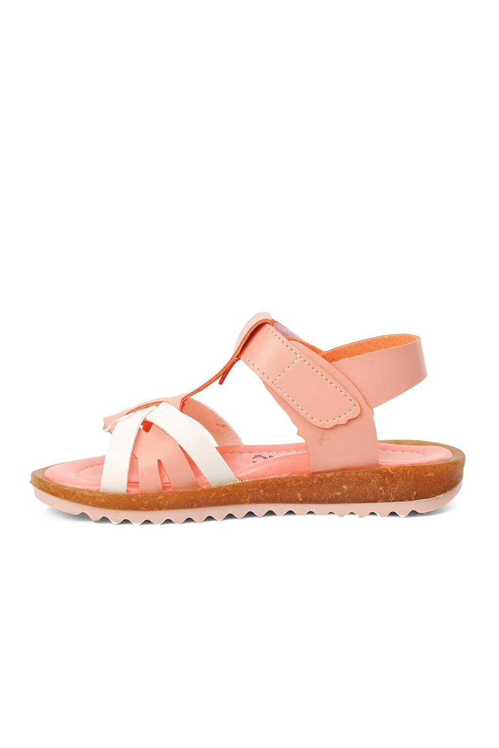 22Y07-P Powder Velcro Girls Sandals