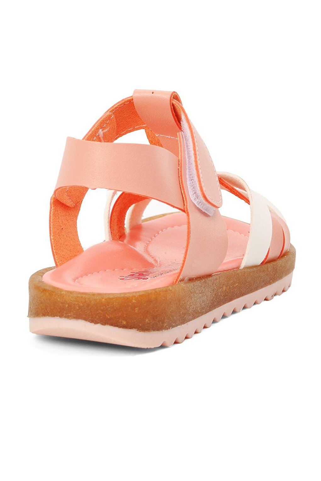 22Y07-P Powder Velcro Girls Sandals