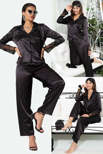 5-Piece Inside and Outside Black Suit