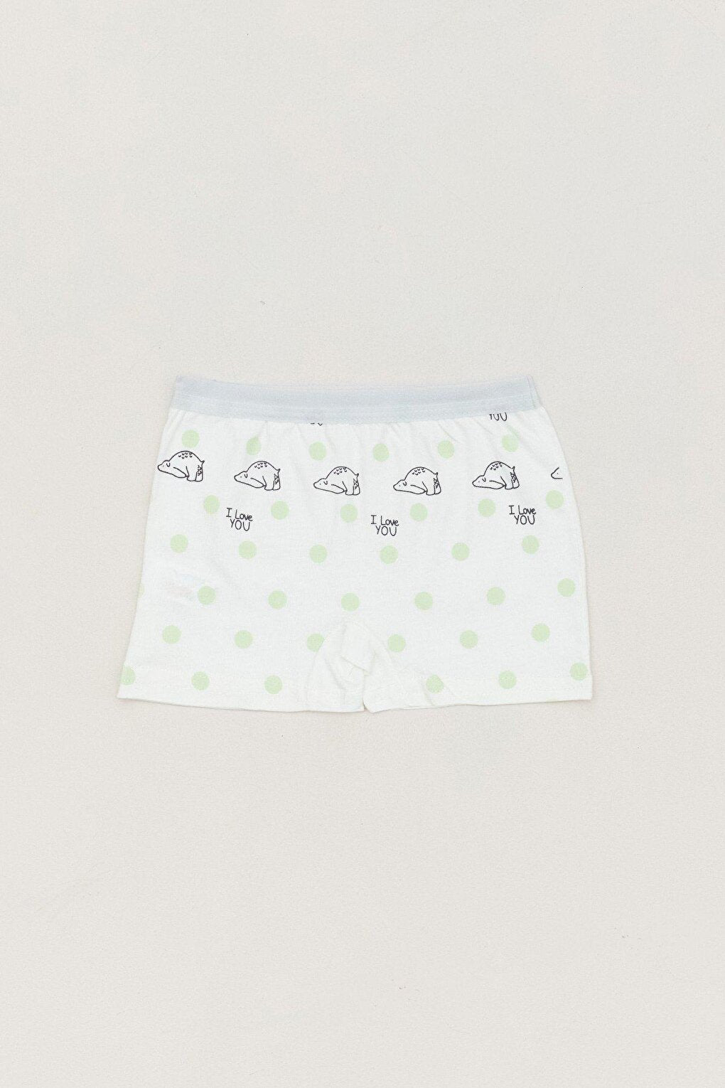 Printed Girl's 6-Piece Boxer