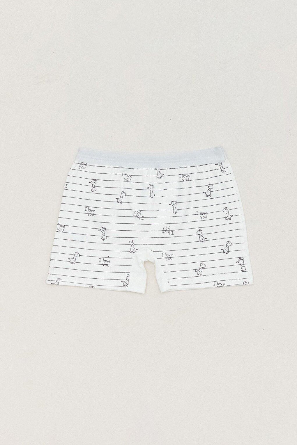 Printed Girl's 6-Piece Boxer