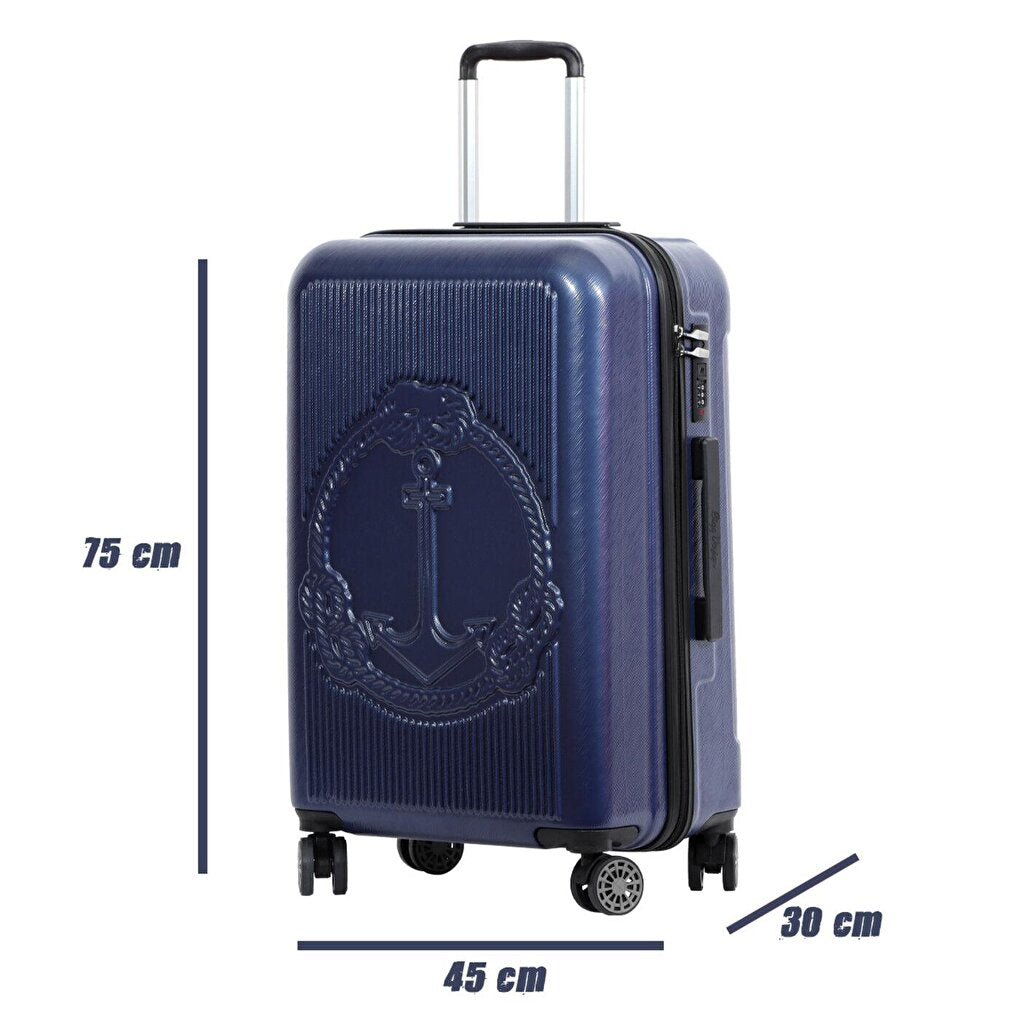 Ocean Navy Blue Large Size 28" Suitcase