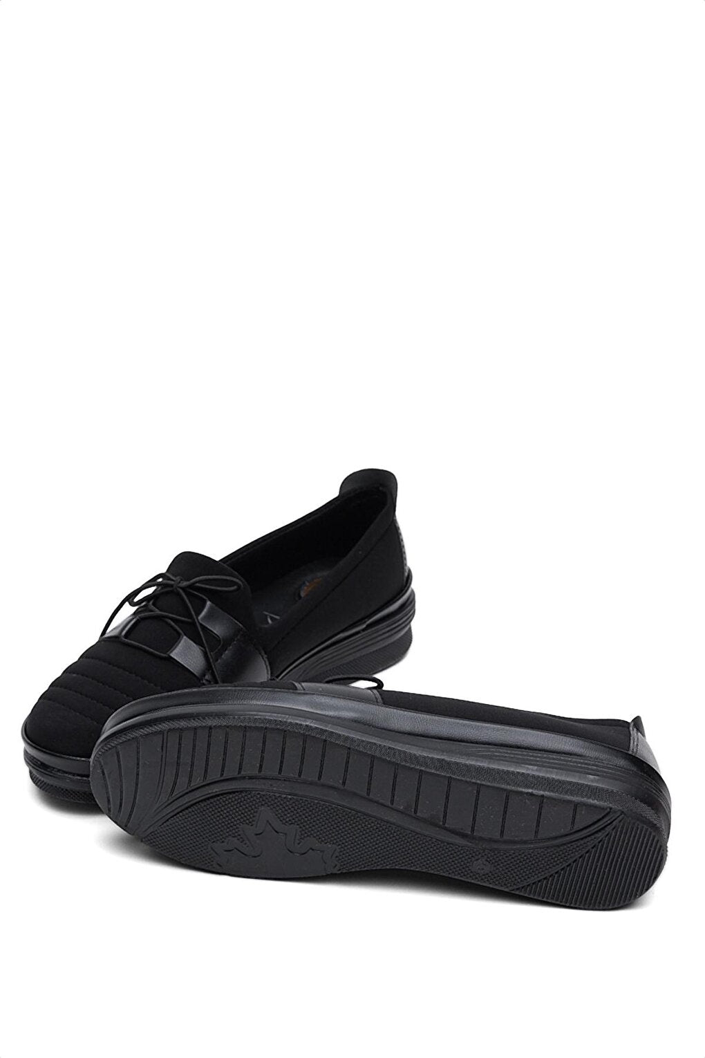 Women's Black Comfortable Mummy Shoes