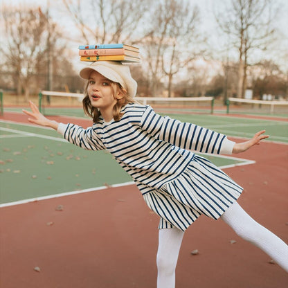 Striped Futter Dress