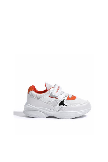 KUNTI Sneaker Boy's Shoes White / Orange