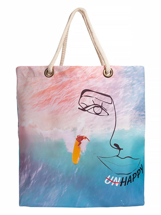 Faces Happy Beach Bag