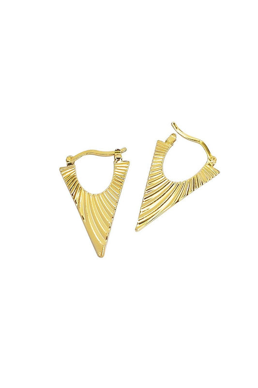 Antiallergic Coating Modern Triangle Women's Earrings