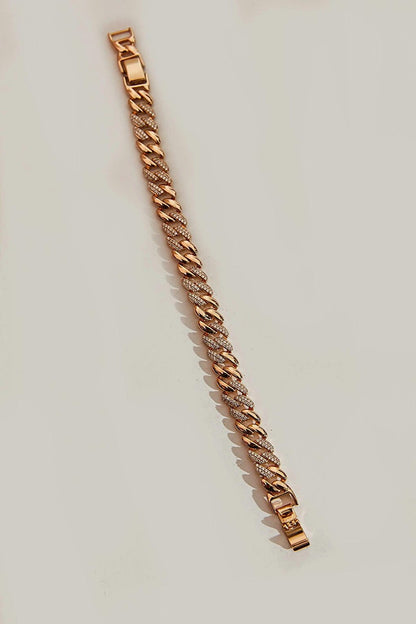 Women's Accessory Gold Plated Chain Bracelet