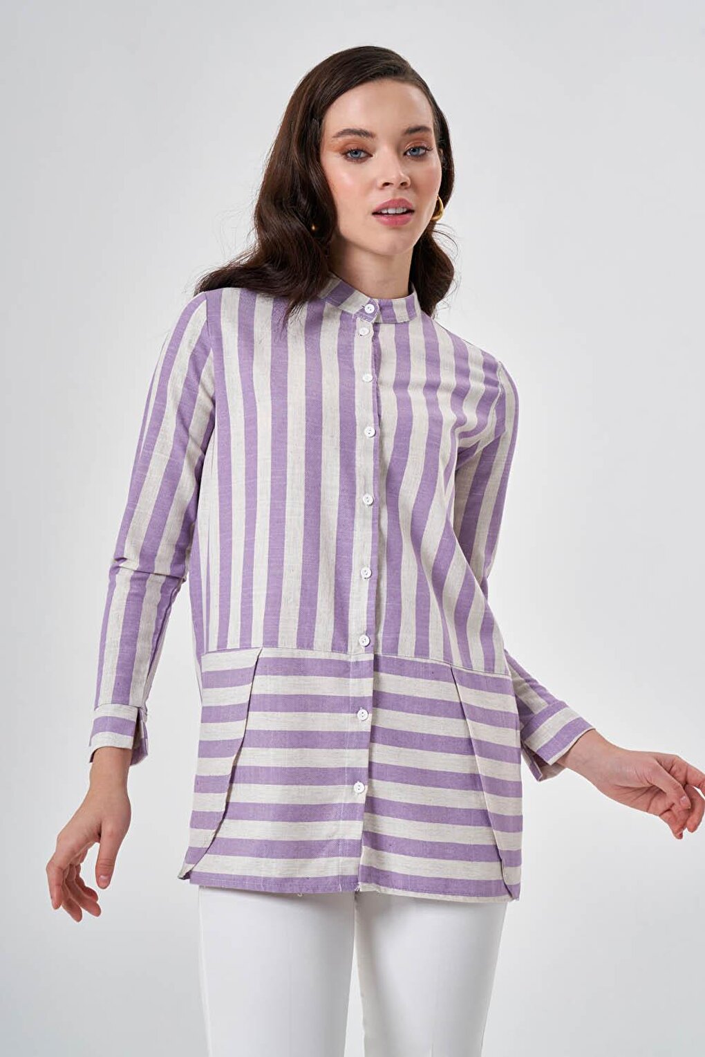 Striped Lilac Shirt