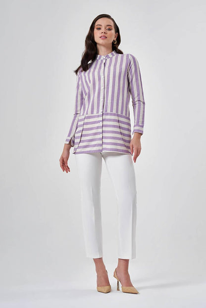 Striped Lilac Shirt