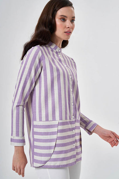 Striped Lilac Shirt