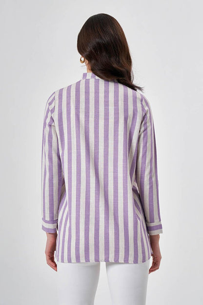 Striped Lilac Shirt