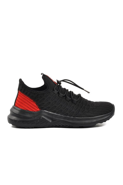 1419-F Black-Red Children's Sports Shoes