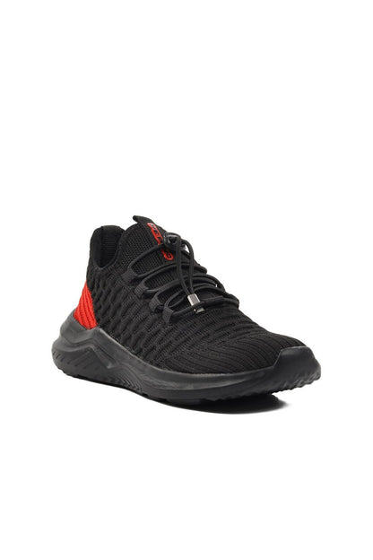 1419-F Black-Red Children's Sports Shoes