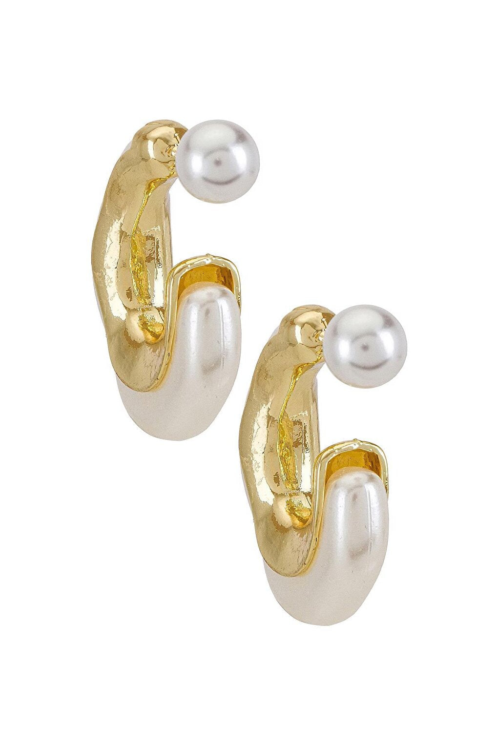 Acrylic Pearl Caramio Earrings