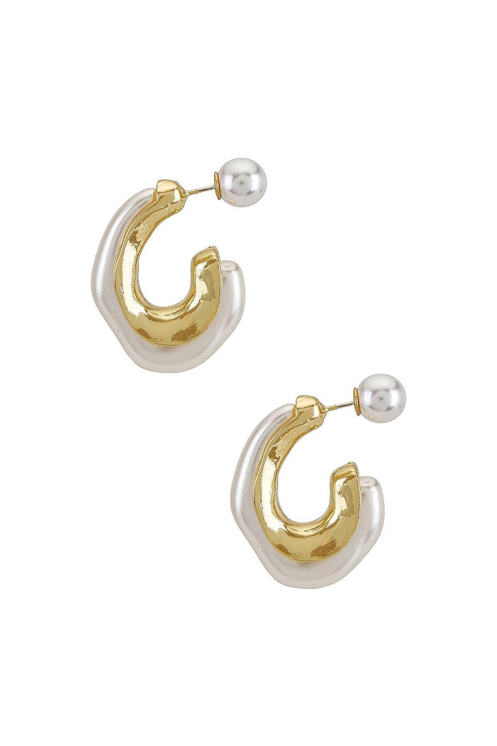 Acrylic Pearl Caramio Earrings