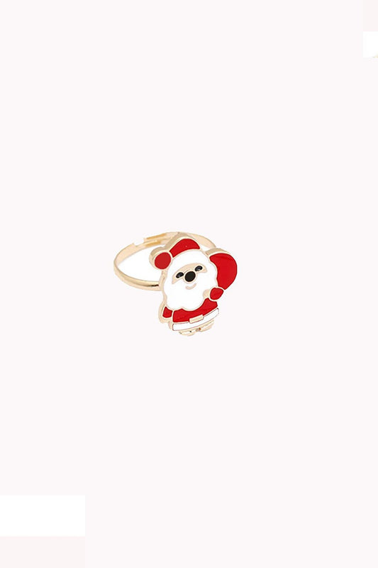 Christmas Santa Claus Adjustable Ring