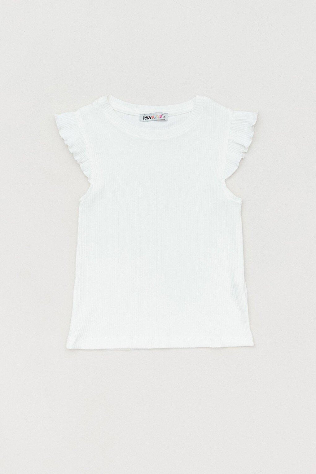 Girls' Bodysuit with Ruffled Sleeves