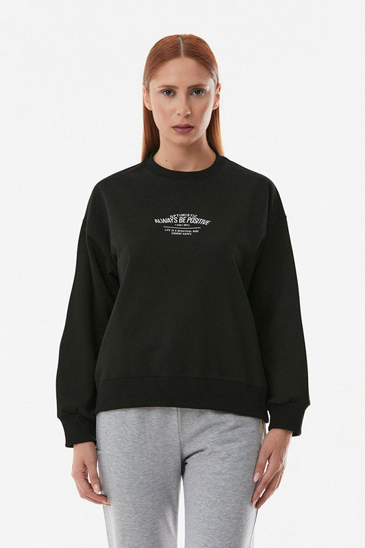 Written Crew Neck Sweatshirt