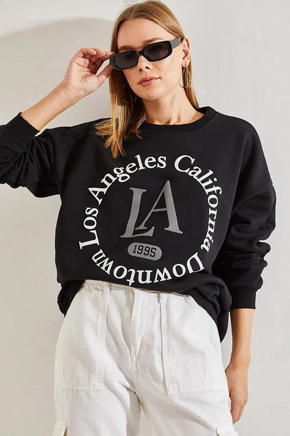 Women's La Printed Sweatshirt