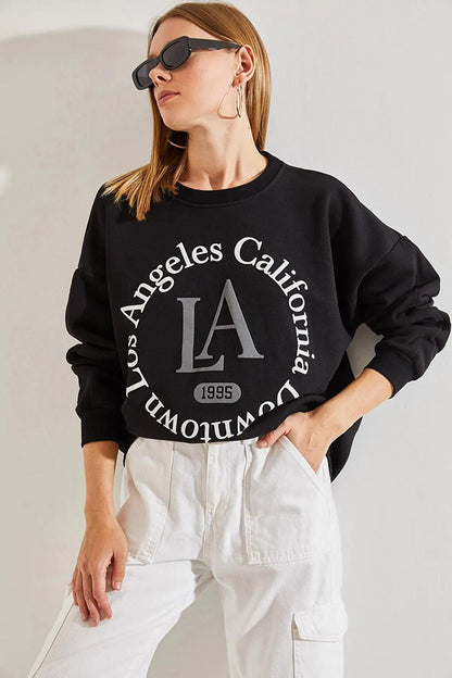 Women's La Printed Sweatshirt