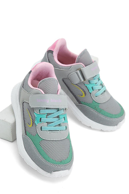 Children's Unisex Ice Candy Faylon Sole Velcro Children's Shoes