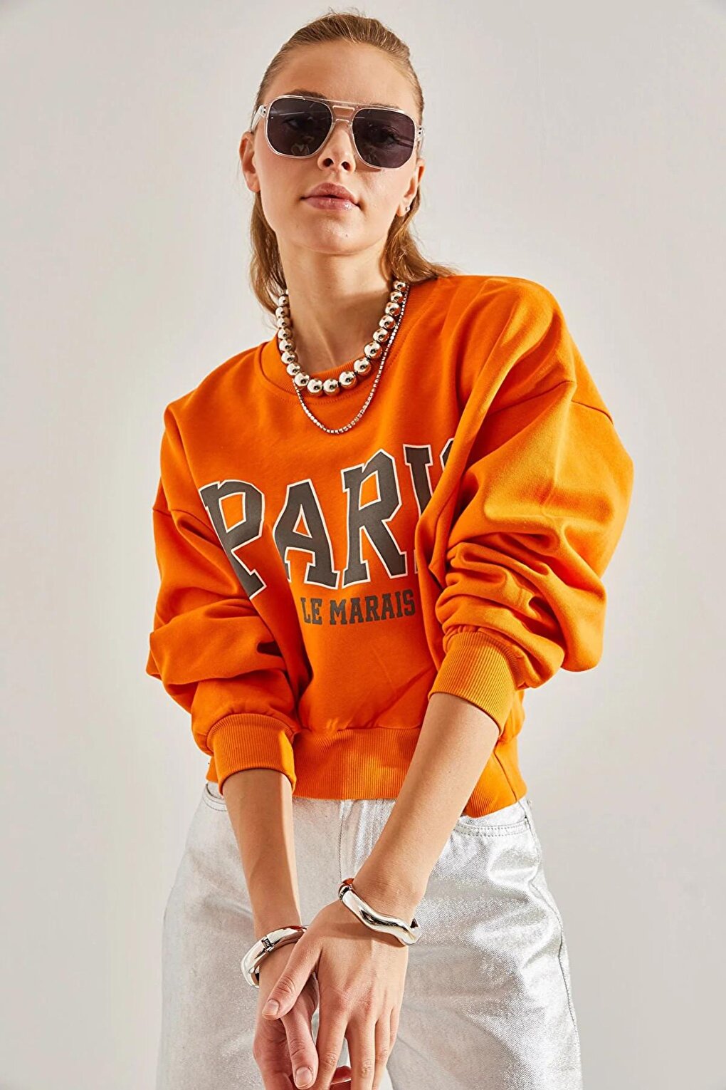 Women's Paris Printed Sweatshirt