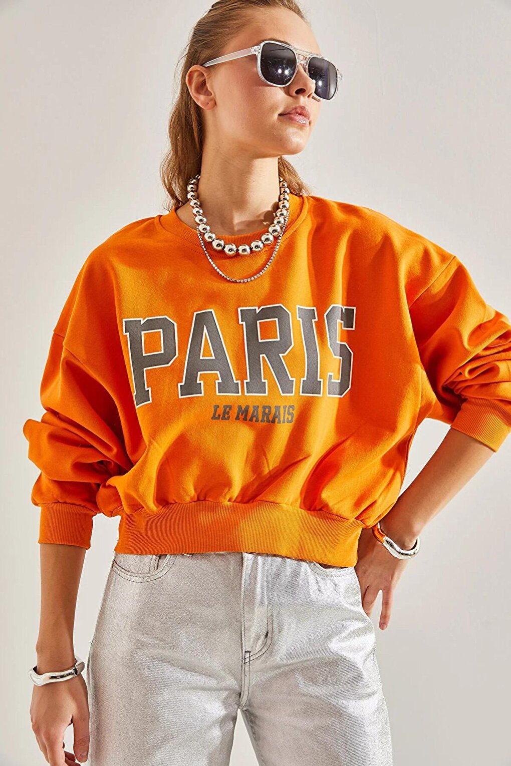 Women's Paris Printed Sweatshirt