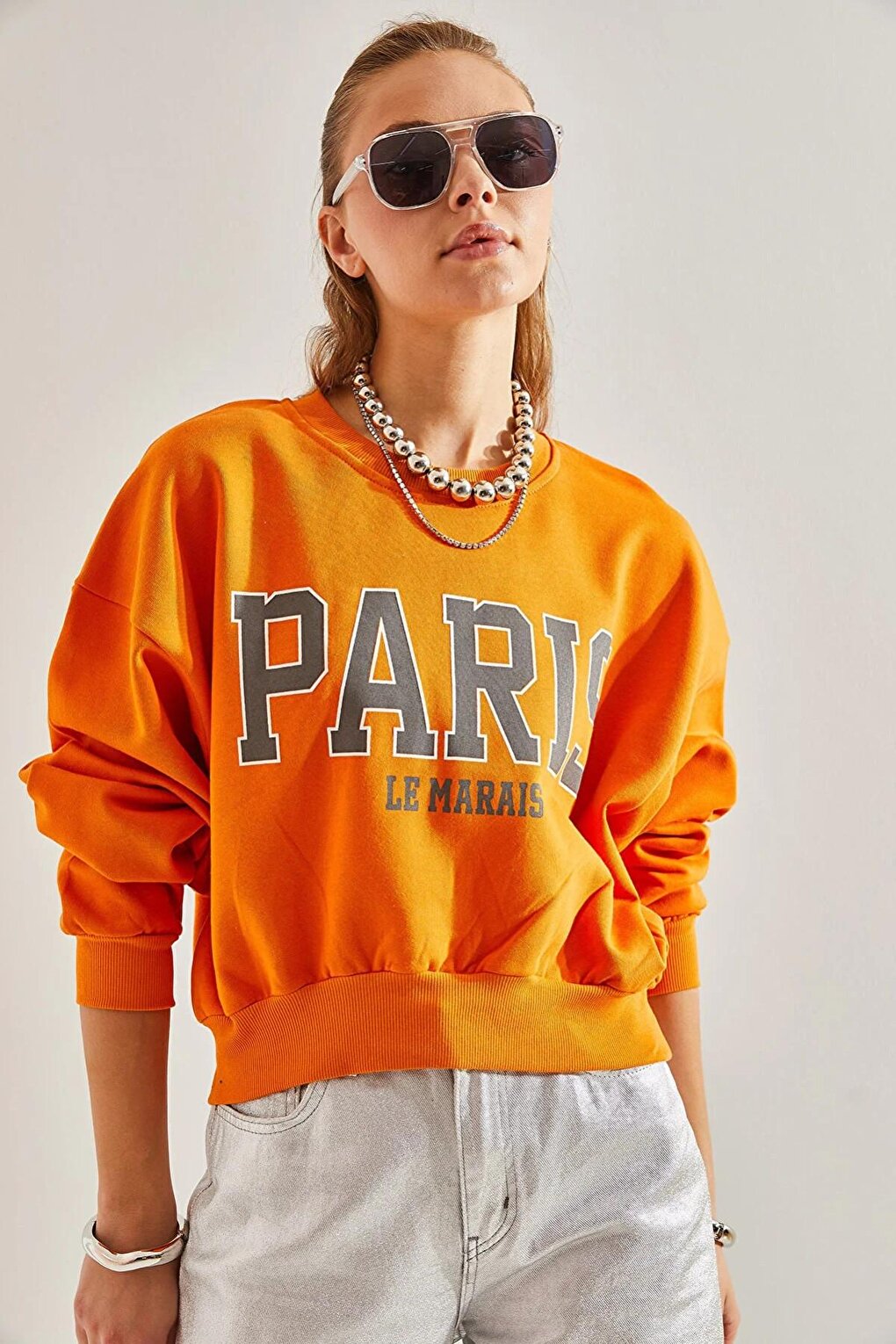 Women's Paris Printed Sweatshirt