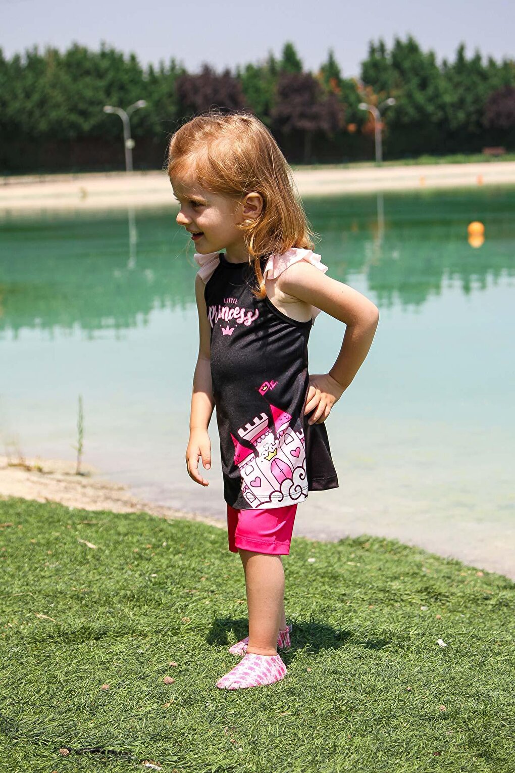 Fuchsia Girl's Swimsuit K2201